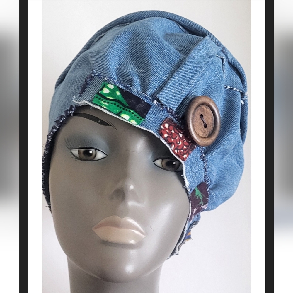 Funky jean hat